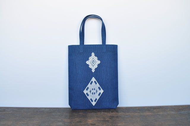 弘前こぎん研究所　巾着　2点セット　こぎん刺し　青森 弘前こぎん研究所 巾着 2点セット こぎん刺し 青森 津軽こぎん刺し